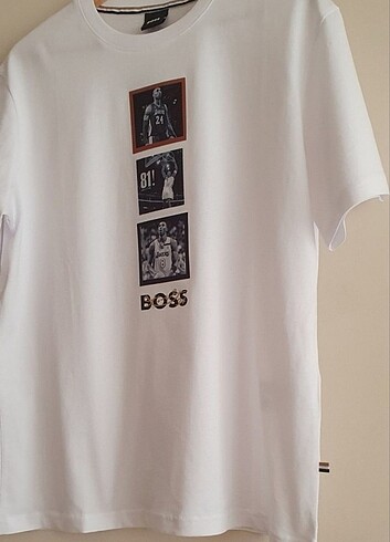 Beyaz Hugo Boss Tişört 
