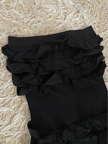 s Beden siyah Renk Siyah straplez elbise