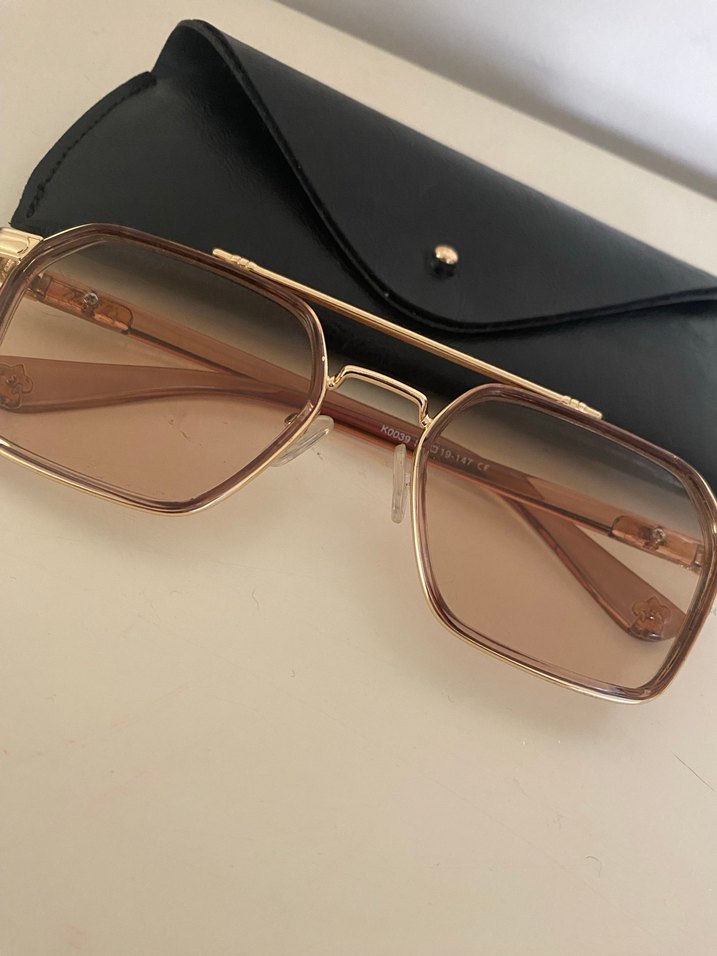 Klasik Bej Kadın Güneş Gözlüğü - Görsel 2