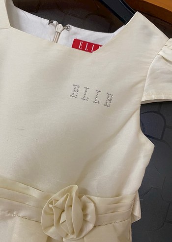 Elle Kız Çocuk krem elbise Elle marka