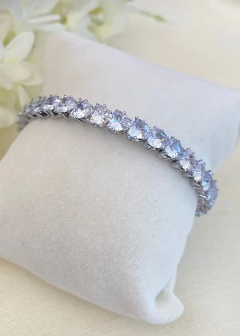 Zirkon taşlı Minimalist Kadın Bileklik - Görsel 2