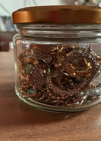 sürpriz içerikli takı kavanozu mystery jewelry jar