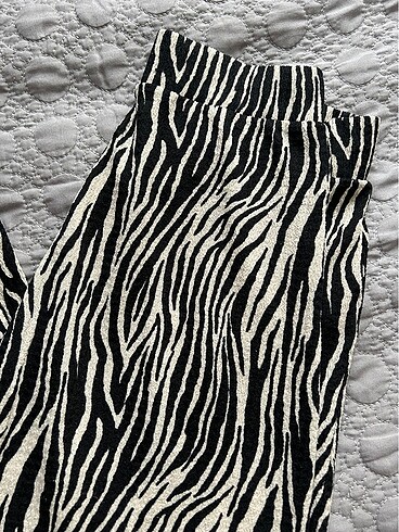 Defacto zebra desen bol pantolon