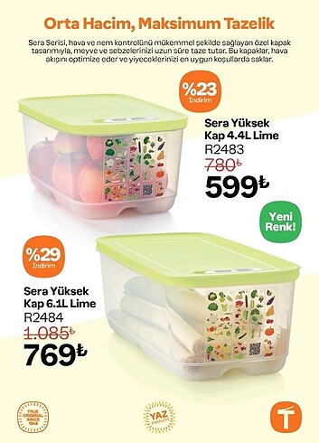 Tupperware sera 4.4lt kap