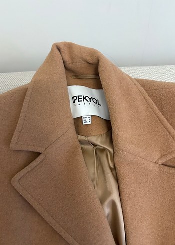 ipekyol Düğmeli Camel Rengi Kaban