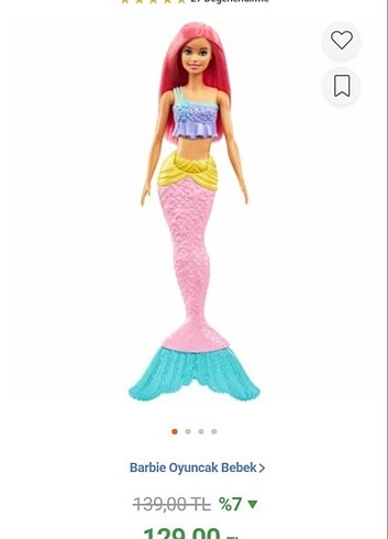 Barbie deniz kızı 