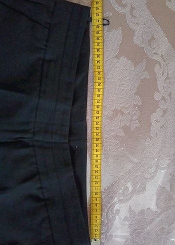 Kadın Sihyah Midi Kumaş Pantolon