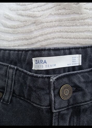 xs Beden siyah Renk Zara siyah jean şort 