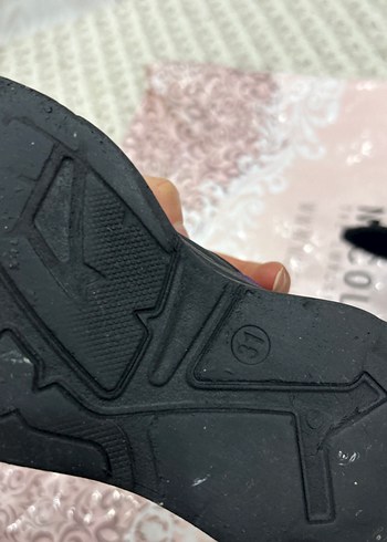 Kız Çocuk Mor Bağcıklı Cırt Cırtlı Spor Ayakkabı - Görsel 6