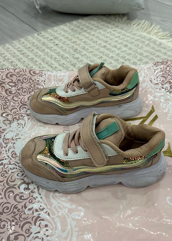 Kız Çocuk Çok Renkli Desenli Spor Ayakkabı - Görsel 2