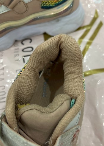 Kız Çocuk Çok Renkli Desenli Spor Ayakkabı - Görsel 5