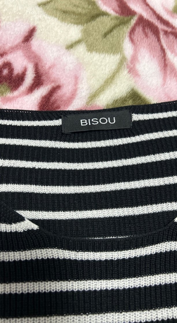 Kadın  Siyah Çizgili Uzun Kollu Bluz - Görsel 4