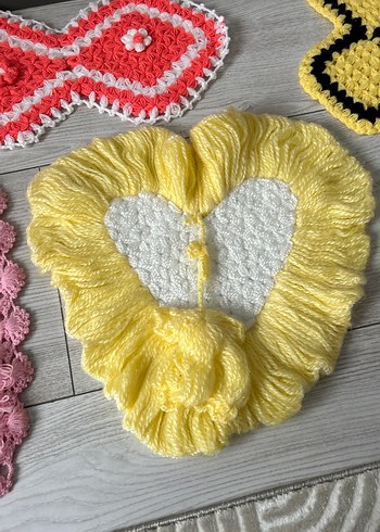 Renkli El Örgüsü Çeyizlik Lifler - Görsel 3