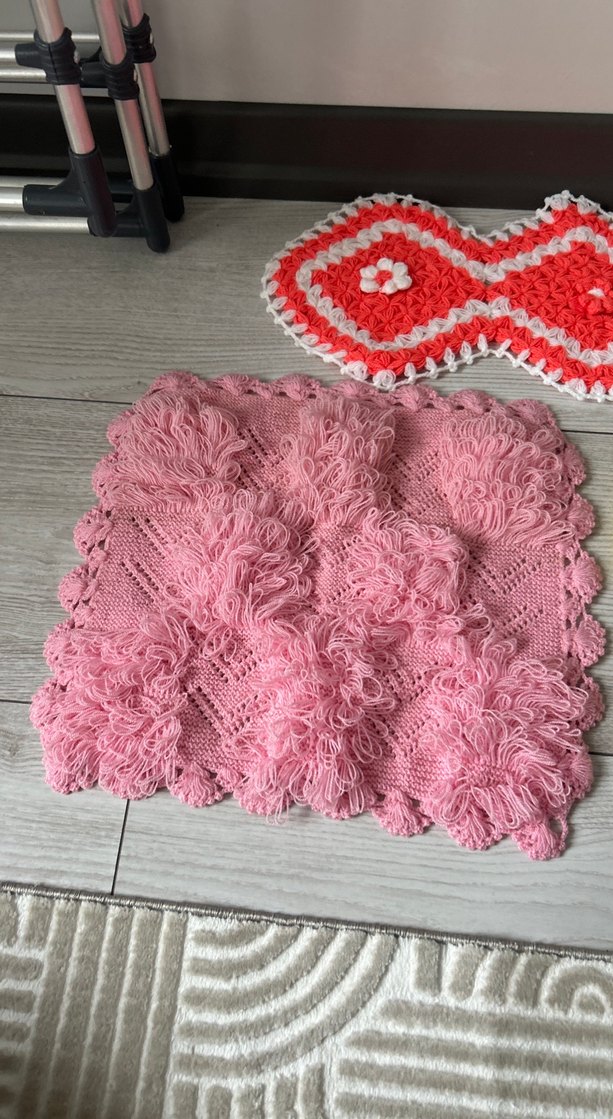 Renkli El Örgüsü Çeyizlik Lifler - Görsel 2