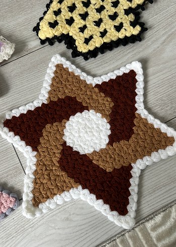 Çok Renkli Örgü Çeyizlik Lifler - Görsel 3