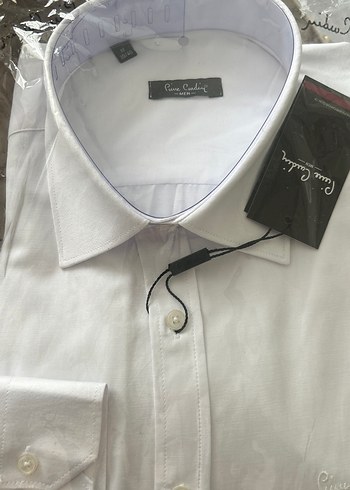 Pierre Cardin Beyaz Pamuklu Uzun Kollu Gömlek - Görsel 3