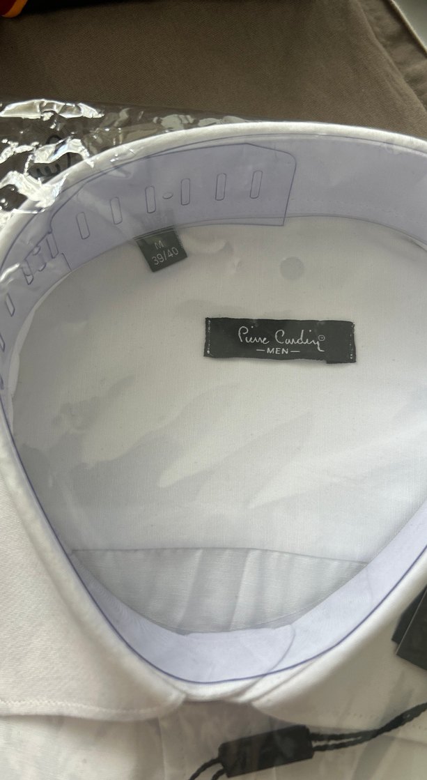 Pierre Cardin Beyaz Pamuklu Uzun Kollu Gömlek - Görsel 4