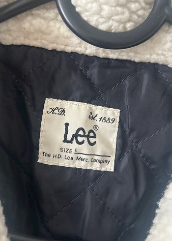 Lee Kadın Mavi Kot Ceket, Düğmeli, Rahat Kesim - Görsel 6