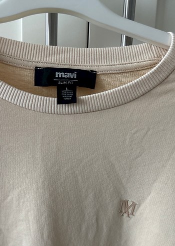 Bej Erkek Uzun Kollu Sweatshirt - Görsel 4