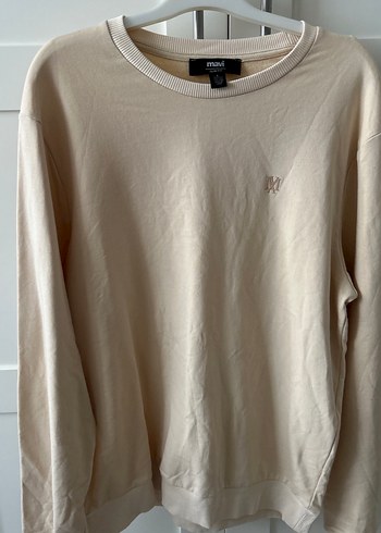 Bej Erkek Uzun Kollu Sweatshirt - Görsel 2