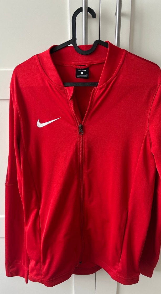 Erkek Kırmızı Nike Fermuarlı Eşofman Üstü Polar - Görsel 2