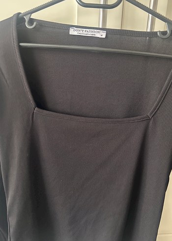 Siyah Uzun Kollu Kadın Bluz - Görsel 3