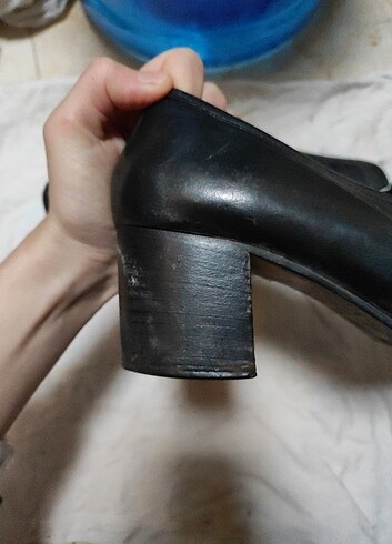 38 Beden siyah Renk Kadın Vintage Topuklu ayakkabı 