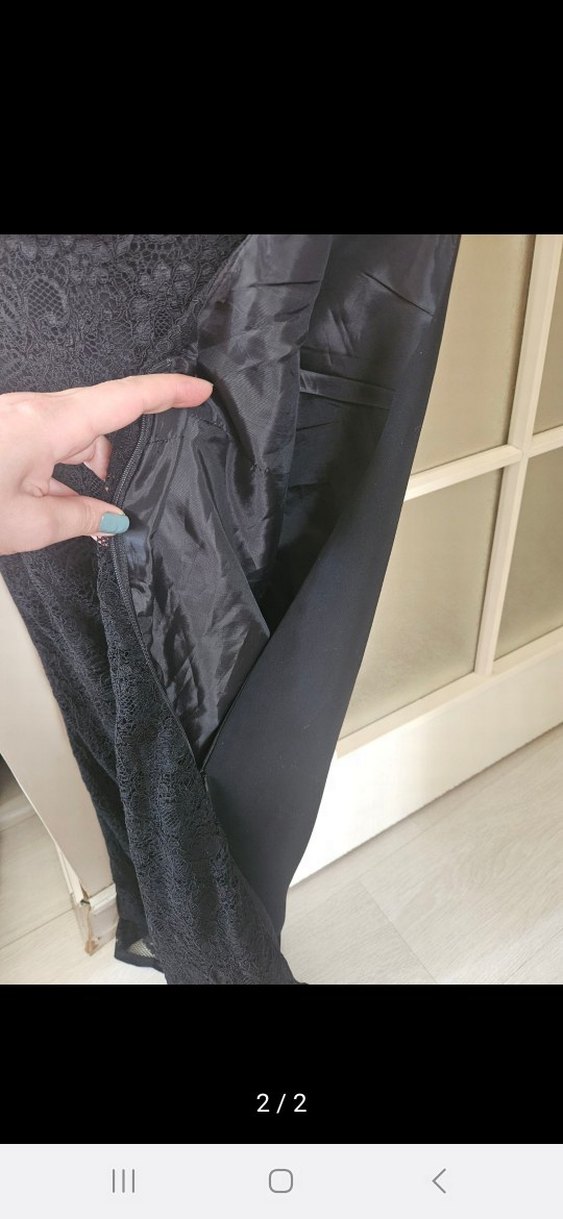 Siyah  gurur elbise - Görsel 2