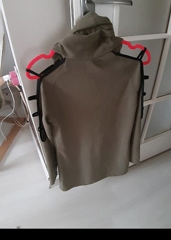 yesilMidi Hamile Kemerli Boğazlı Ceket - Görsel 2