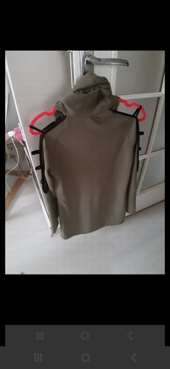 Gri Balıkçı Yaka Uzun Kollu Kemerli Kadın Kazak - Görsel 2