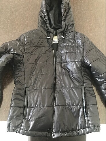 Bershka siyah şişme mont