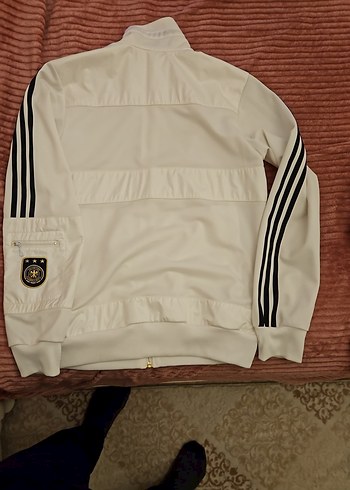 Beyaz erkek Spor Fermuarlı Ceket - Görsel 2