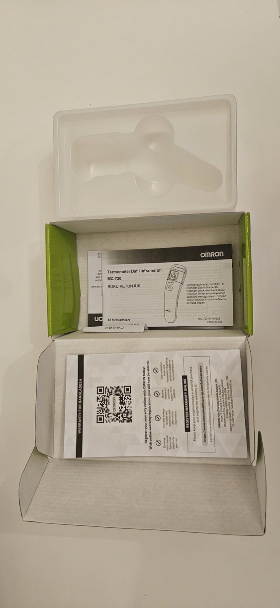 Omron MC-720 Temassız Alından Ateş Ölçer - Görsel 3