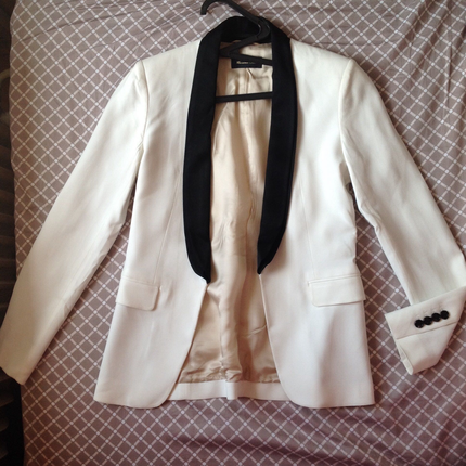 s Beden beyaz Renk Massimo dutti S beden ceket