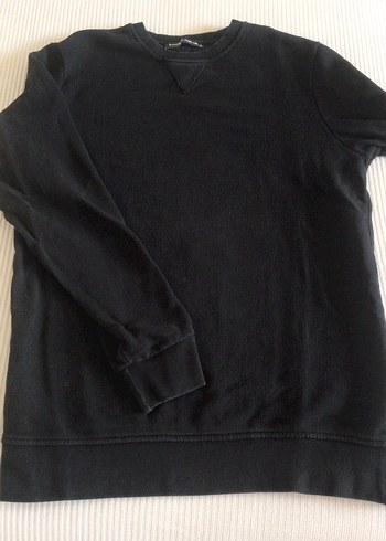 Siyah Erkek Oversize Sweatshirt