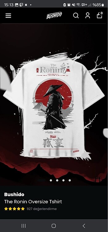 Bushido The Ronin t-shirt