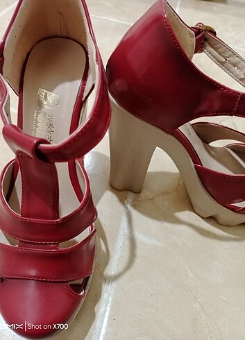 38 Beden bordo Renk Bordo ayakkabı