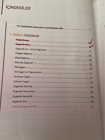  Beden Karekök tyt geometri soru bankası