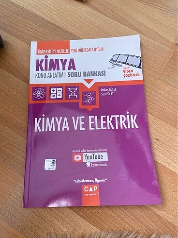 Çap Kimya ve elektrik Ayt kimya fasikülü