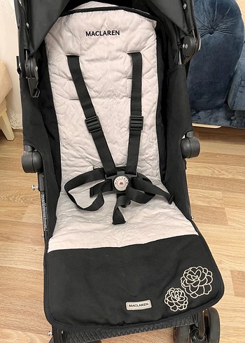 Gri-Beyaz Maclaren Bebek Arabası - Görsel 6