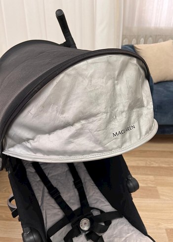 Gri-Beyaz Maclaren Bebek Arabası - Görsel 7