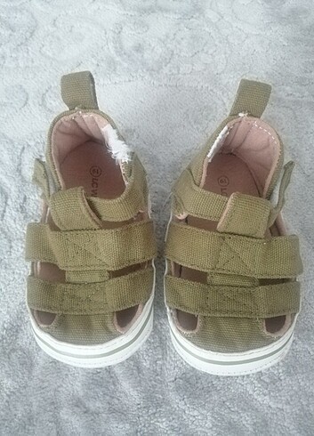 19 Beden yeşil Renk Bebek patik