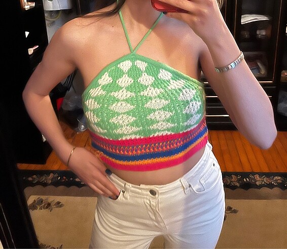 Trendyol & Milla Renkli crop