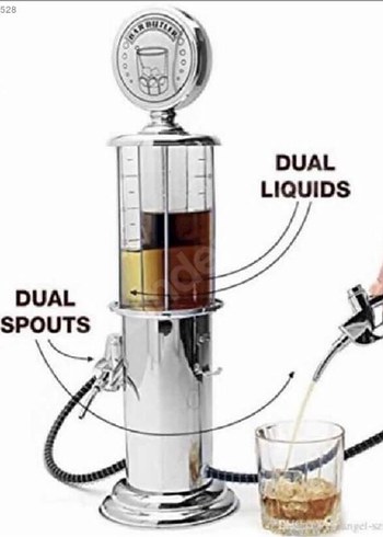 Beyaz ve Gri Çay Demleme Pompası - Görsel 2