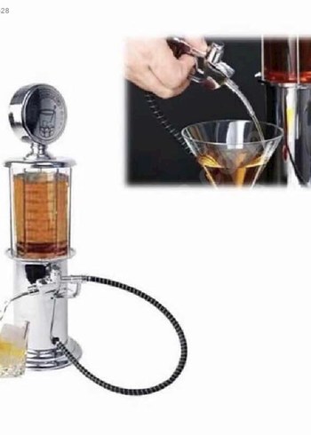 Beyaz ve Gri Çay Demleme Pompası - Görsel 4