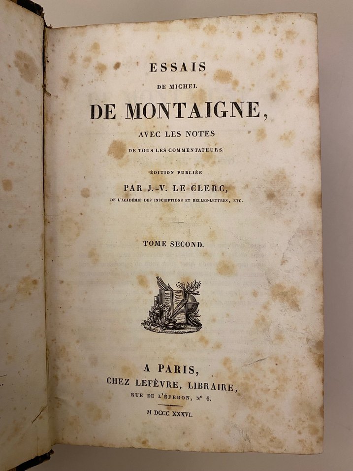 Essais De Montaigne(Montaigne Denemeler) - Görsel 5
