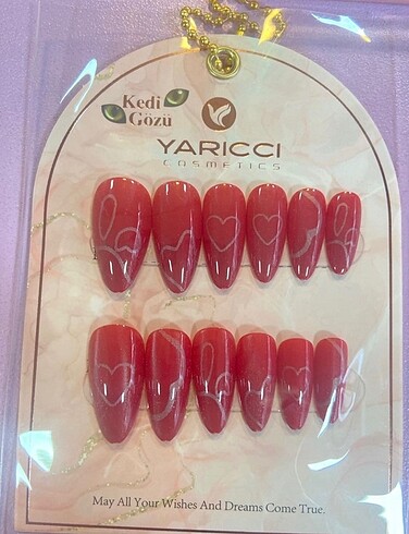 Kedi Gözü Nail Art Takma Tırnak