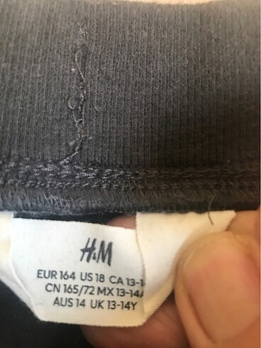 11-12 Yaş Beden Hm pantalon165/72
