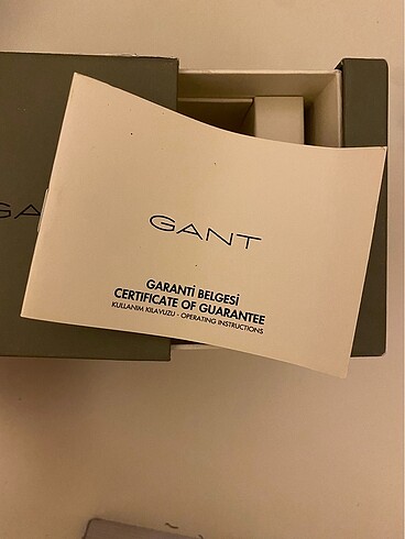  Beden gri Renk Gant erkek kol saati