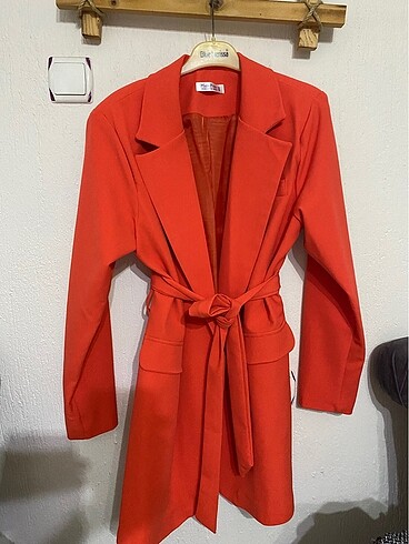 Turuncu blazer ceket